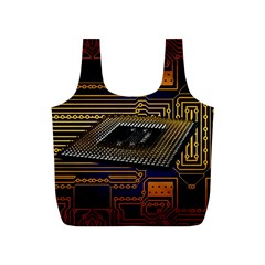 Processor-cpu-board-circuits Full Print Recycle Bag (s)