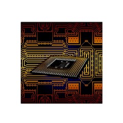 Processor-cpu-board-circuits Satin Bandana Scarf 22  X 22 