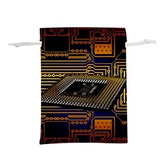 Processor-cpu-board-circuits Lightweight Drawstring Pouch (m)