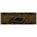 Processor-cpu-board-circuits Banner and Sign 9  x 3  Front