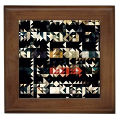 Art-design-color-banner-wallpaper Framed Tile