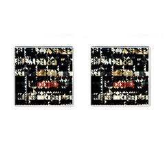 Art-design-color-banner-wallpaper Cufflinks (Square)