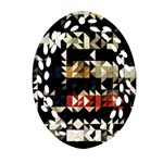 Art-design-color-banner-wallpaper Oval Filigree Ornament (Two Sides) Front