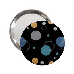 Circle Pattern Abstract Polka Dot 2 25  Handbag Mirrors by danenraven