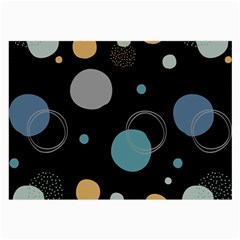 Circle Pattern Abstract Polka Dot Large Glasses Cloth by danenraven