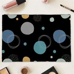 Circle Pattern Abstract Polka Dot Cosmetic Bag (xxl) by danenraven