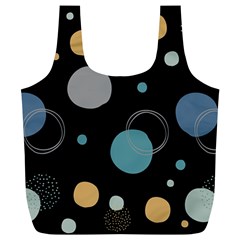 Circle Pattern Abstract Polka Dot Full Print Recycle Bag (xl) by danenraven