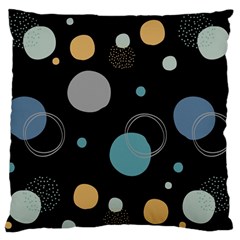 Circle Pattern Abstract Polka Dot Standard Flano Cushion Case (one Side) by danenraven