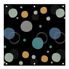 Circle Pattern Abstract Polka Dot Banner And Sign 4  X 4 