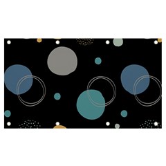 Circle Pattern Abstract Polka Dot Banner And Sign 7  X 4 