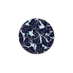 Floral Print Art Pattern Design Golf Ball Marker by danenraven