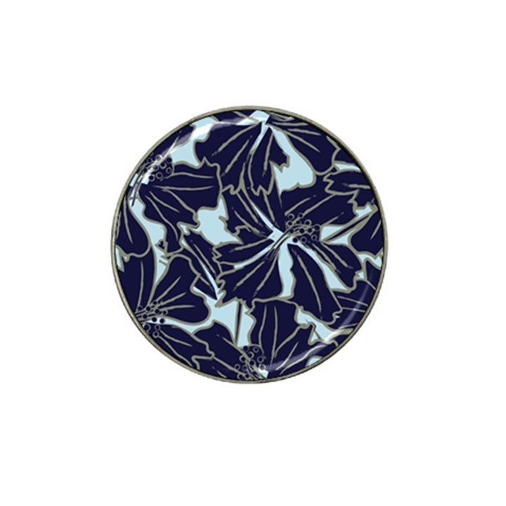 Floral Print Art Pattern Design Hat Clip Ball Marker