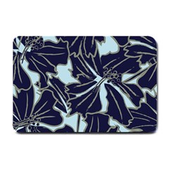 Floral Print Art Pattern Design Small Doormat  by danenraven