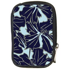 Floral Print Art Pattern Design Compact Camera Leather Case by danenraven