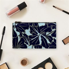 Floral Print Art Pattern Design Cosmetic Bag (small)