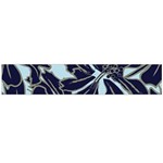 Floral Print Art Pattern Design Large Flano Scarf  Back