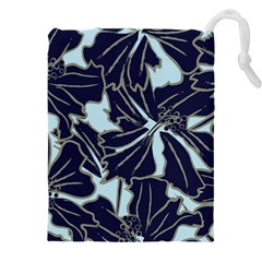 Floral Print Art Pattern Design Drawstring Pouch (4xl) by danenraven