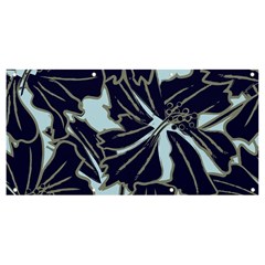 Floral Print Art Pattern Design Banner And Sign 8  X 4 