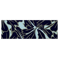 Floral Print Art Pattern Design Banner And Sign 12  X 4 