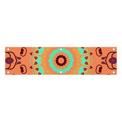 Folk Art Pattern Folk Art Background Banner And Sign 4  X 1 