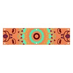 Folk Art Pattern Folk Art Background Banner and Sign 4  x 1  Front