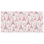 Eiffel Tower Pattern Wallpaper Banner and Sign 8  x 4  Front