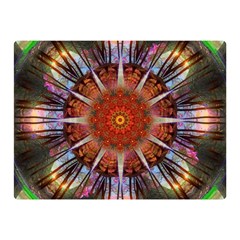 Mandala Trees Flower Psychedelic Double Sided Flano Blanket (mini) 