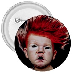 Creepy Boy Portrait Art 3  Buttons by dflcprintsclothing