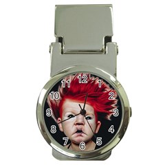 Creepy Boy Portrait Art Money Clip Watches by dflcprintsclothing