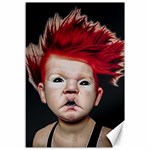 Creepy Boy Portrait Art Canvas 12  x 18  11.88 x17.36  Canvas - 1