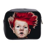 Creepy Boy Portrait Art Mini Toiletries Bag (Two Sides) Back