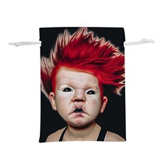 Creepy Boy Portrait Art Lightweight Drawstring Pouch (s) by dflcprintsclothing