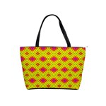 Red Yellow Abstract Classic Shoulder Handbag Front