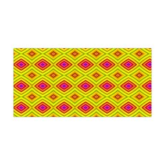 Red Yellow Abstract Yoga Headband by artworkshop