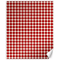 Red Pattern Seamless Texture Background Canvas 16  X 20  by artworkshop