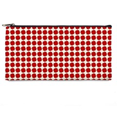 Red Pattern Seamless Texture Background Pencil Case by artworkshop