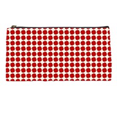 Red Pattern Seamless Texture Background Pencil Case by artworkshop