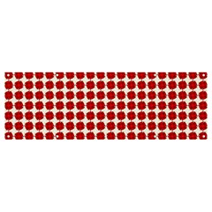 Red Pattern Seamless Texture Background Banner And Sign 12  X 4 