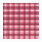 Red Gingham Check Medium Glasses Cloth (2 Sides) Front