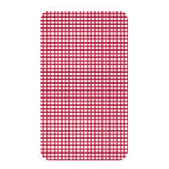 Red Gingham Check Memory Card Reader (rectangular) by artworkshop