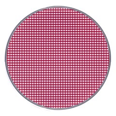 Red Gingham Check Wireless Charger by artworkshop