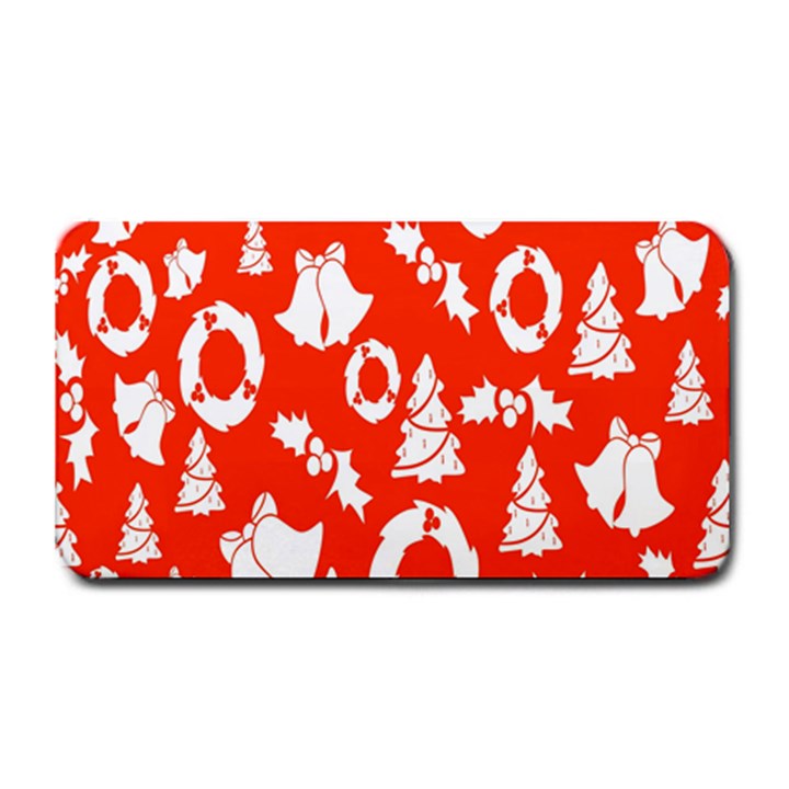 Orange  Card Christmas December Medium Bar Mats