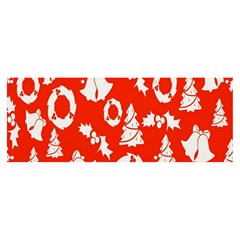 Orange  Card Christmas December Banner And Sign 8  X 3 