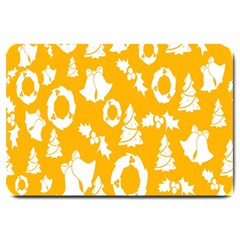 Orang Card Christmas Large Doormat  by artworkshop