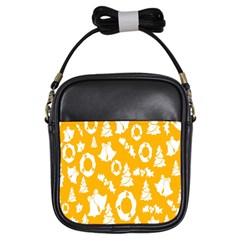 Orang Card Christmas Girls Sling Bag by artworkshop