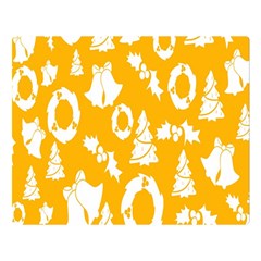 Orang Card Christmas Double Sided Flano Blanket (large)  by artworkshop