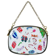 New Year Christmas Sketch Gifts Chain Purse (one Side) by artworkshop