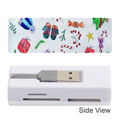 New Year Christmas Sketch Gifts Memory Card Reader (stick) by artworkshop