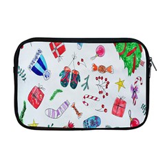 New Year Christmas Sketch Gifts Apple Macbook Pro 17  Zipper Case by artworkshop