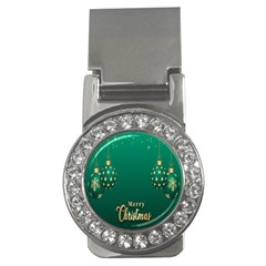 Merry Christmas Holiday Money Clips (cz) 